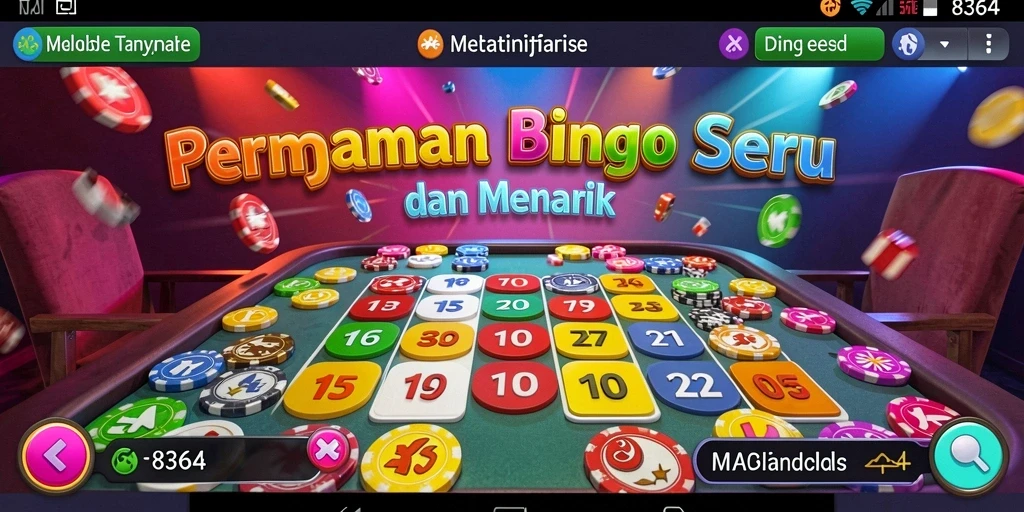 Tampilan gameplay seru dari game Bingo 8364