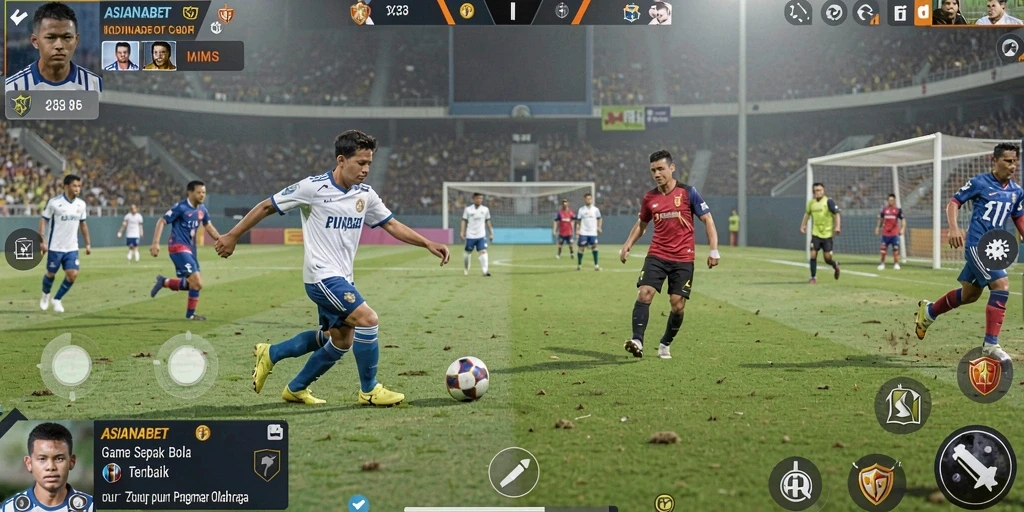 Tangkapan layar gameplay <strong>ASIANABET</strong> yang mendebarkan dengan aksi di lapangan.