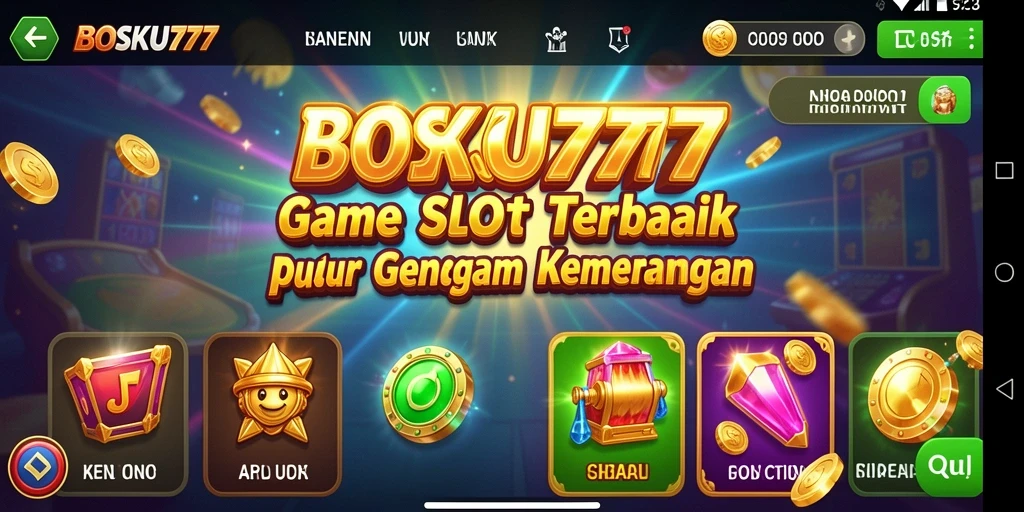 Tampilan gameplay seru dari BOSKU777 saat bermain slot.