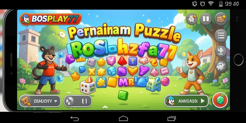 Tangkapan layar gameplay BOSPLAY77 menampilkan teka-teki yang seru dan menantang.