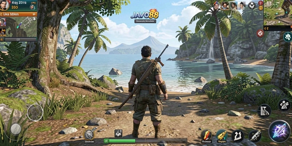 Tampilan gameplay JAVO88 yang menarik dan realistis.