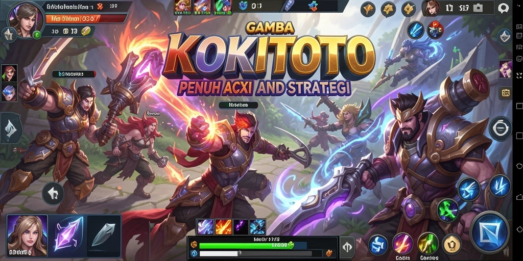 Screenshot gameplay KOKITOTO yang mendebarkan dan penuh strategi.