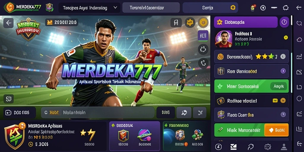 Tampilan menarik dari gameplay Sportsbook MERDEKA777.