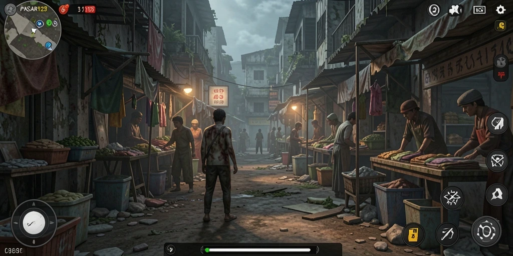 Screenshot menegangkan dari pengalaman bermain PASAR123.