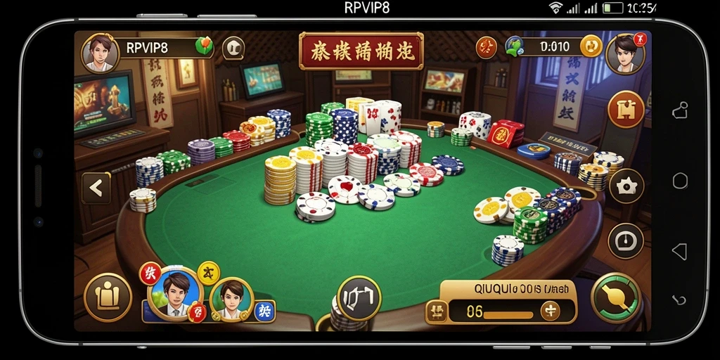 Tampilan gameplay QiuQiu yang penuh aksi dan strategi.