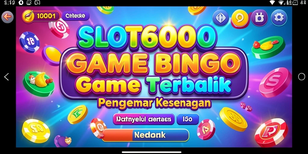 Gameplay Bingo yang seru di SLOT6000 dengan teman-teman.