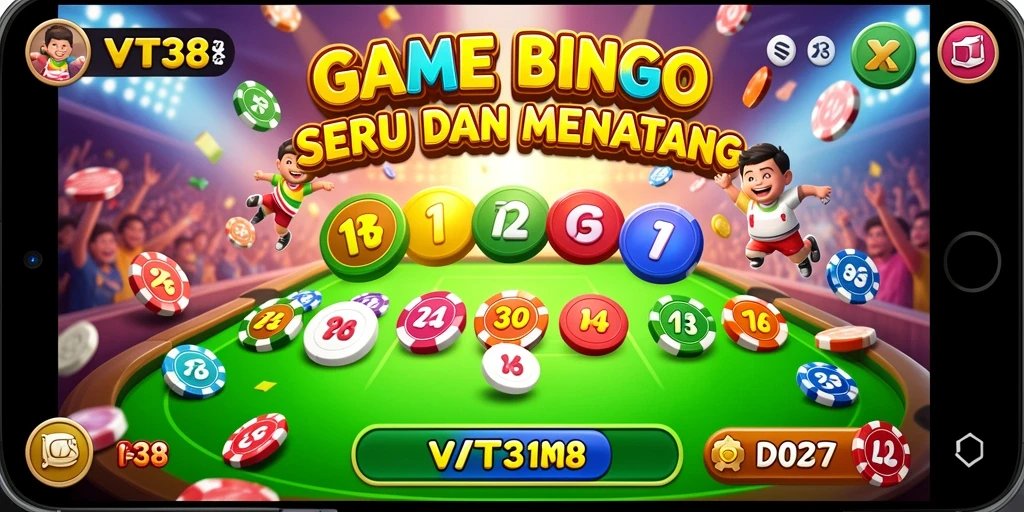 Gameplay seru VT38 dengan suasana Bingo yang menarik.